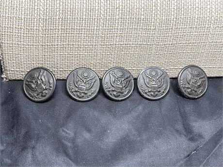 Army Overcoat Buttons