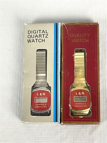Two (2) L&N Railroad Watches