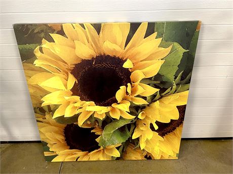 Sunflower Art Canvas Print