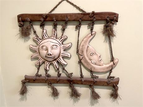 Sun and Moon Wall Decoration