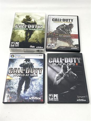 Call of Duty PC Games Lot #1