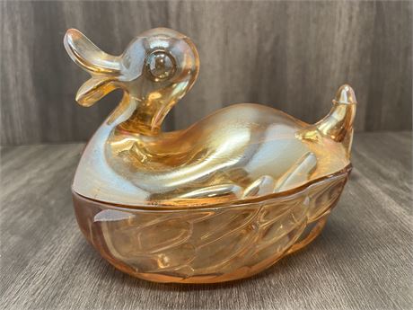 Jeanette Gold Duck Candy Dish