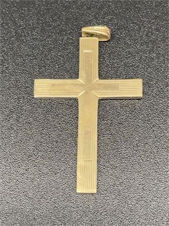 10k Gold Cross Pendant