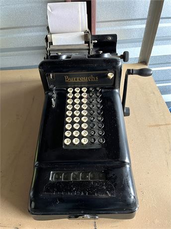Burroughs Class 3 Antique Adding Machine