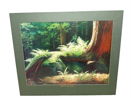 Gerald L. Rouge "Quiet Glade" Limited Print Local Burton Artist
