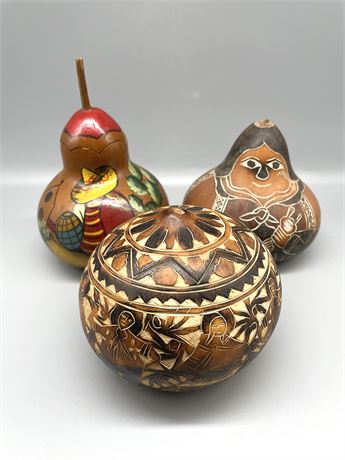 Hand Painted Gourds