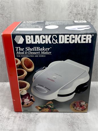 NEW Black & Decker The ShellBaker