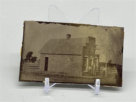 Tintype of a Building