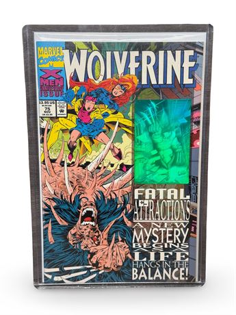 1993 Wolverine #75 Key Issue Hologram Comic Book