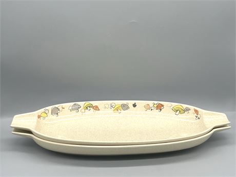 Fransiscan Woodlore Platters