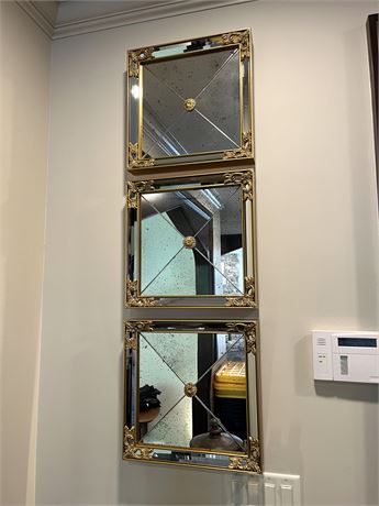 La Barge Gold Gilt Venetian Mirrors