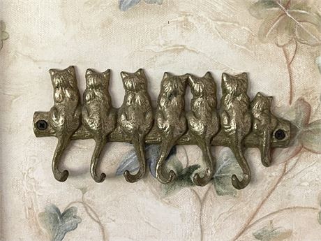 Brass Cat Hooks