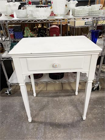 Sewing Cabinet Side Table