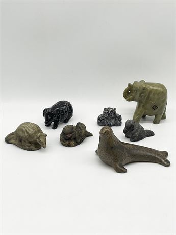 Carved and Ceramic Animals