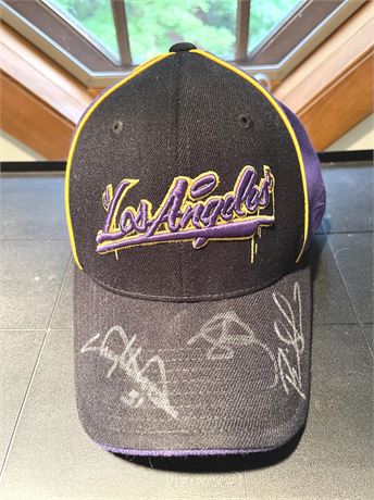 Signed Los Angeles Lakers Hat