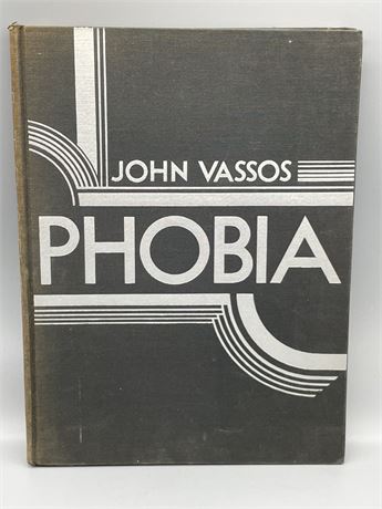 SIGNED FIRST EDITION John Vassos "Phobia"