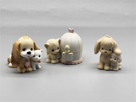Dog and Cat Figurines