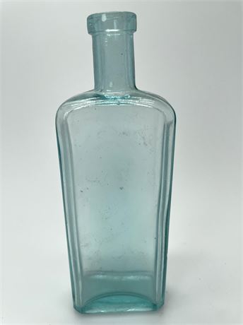 Aqua Blue Apothecary Bottle