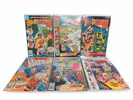 Legion of Super-Heroes and Shade the Changing Man Comic Books