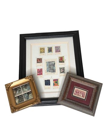 Framed Collectible Stamps