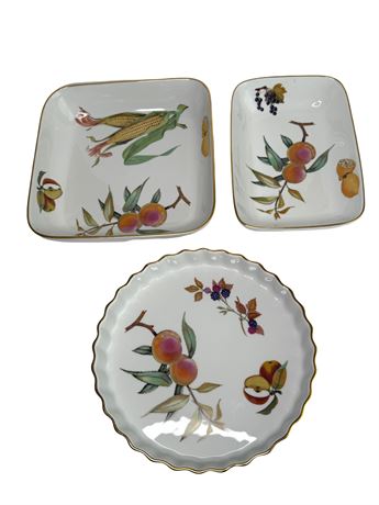 Royal Worcester Eversham Gold Serving Dishes
