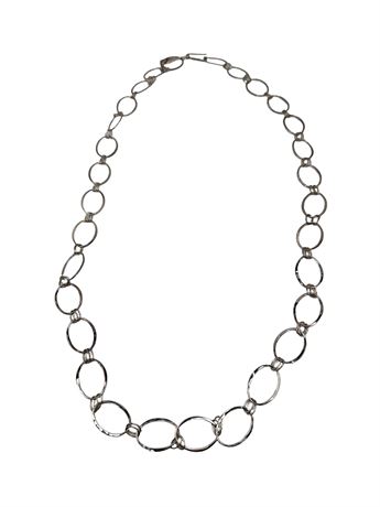 Robert Lee Morris Sterling Silver Chain Link Necklace