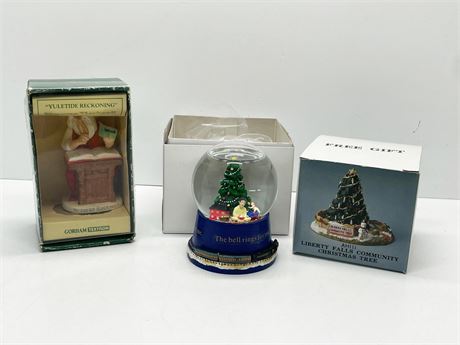 Three Christmas Decoratives