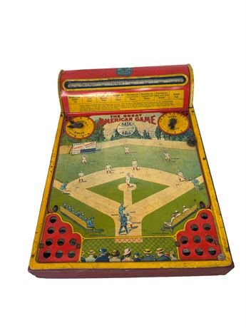"The Great American Game Base Ball" Pinball Style Game