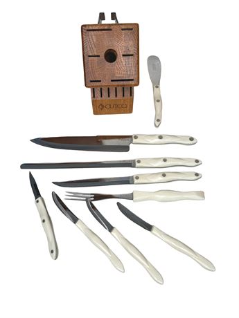 Cutco Knives with Holder