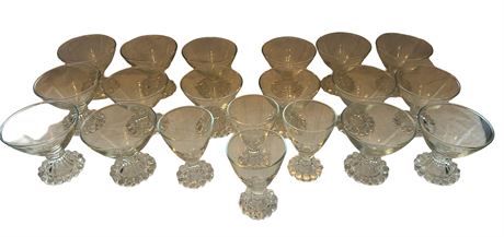 Lot 2 Anchor Hocking Burpee Glasses