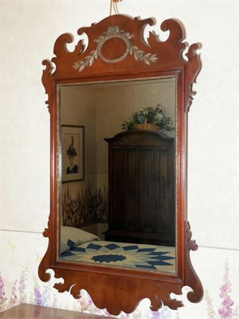 Antique Chippendale Wall Mirror