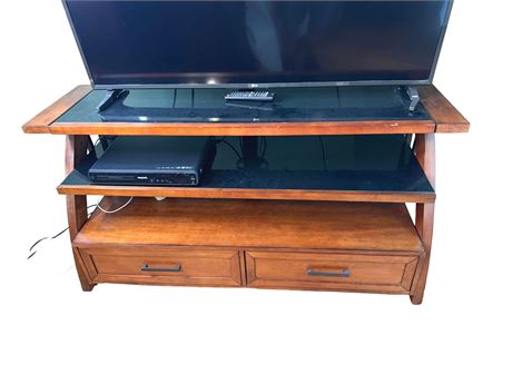 Three-Tier Entertainment Stand