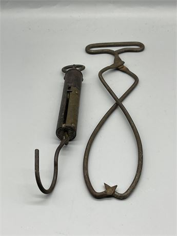 Tongs and Hand Scale