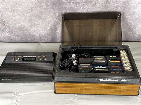 Atari 2600 Game Console w/ Games