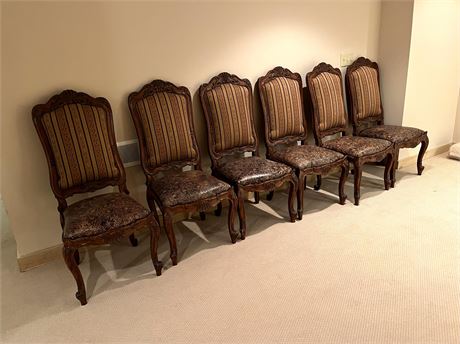 Venetian Style Rustic Dining Room Chairs