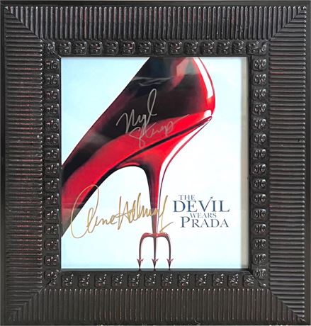 Devil Wears Prada Certified Signed Mini Poster