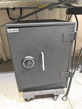 Vintage Sears Metal Safe