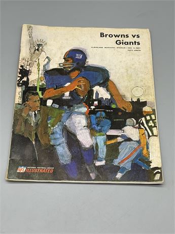 Browns vs Giants / Dec. 3, 1967
