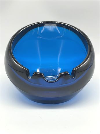 Large Cobalt Blue MCM Ashtray