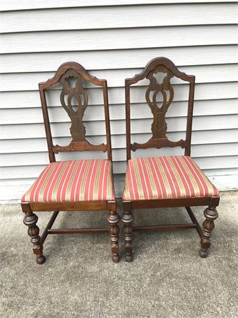 Two (2) Antique Accent Chairs