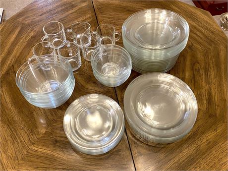 Glass Plates, Bowls and Mugs