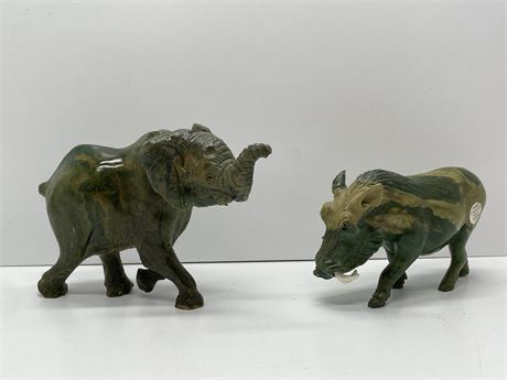 Carved Stone Animals Lot 2