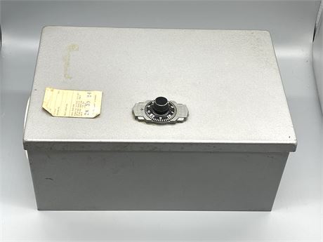 Vintage Combination Safe Box