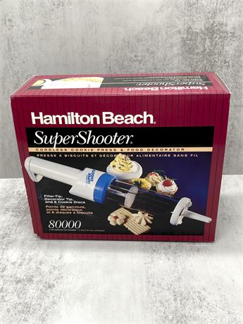Hamilton Beach SuperShooter Cookie Press