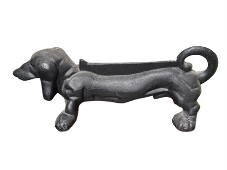 Cast Iron Dachshund Door Stop