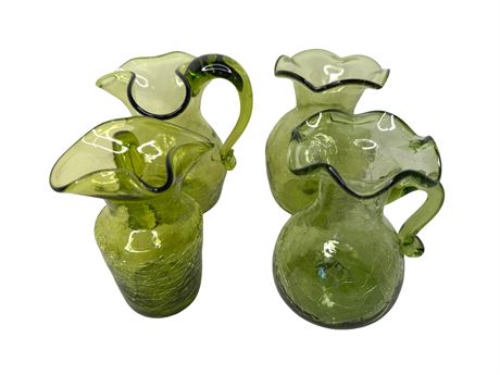 Green Glass Decoratives