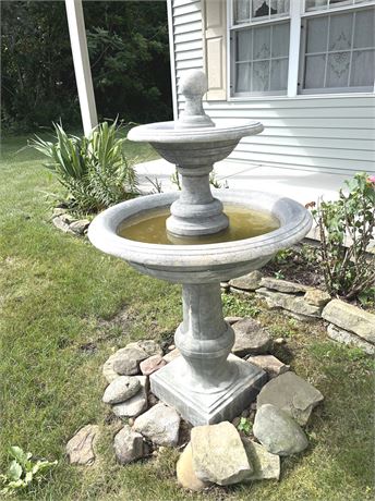 Large Concrete Bird Bath