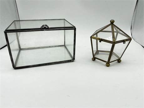 Metal and Glass Boxes