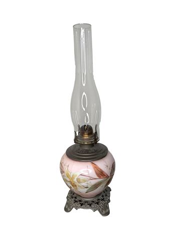 Antique Scovill Oil Lamp