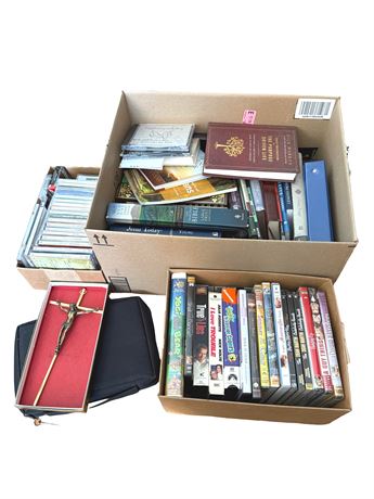 Book, CD and DVD Lot